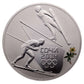 1 oz Sterling Silver 3-Roubles Coin - Nordic combined: Sochi 2014 Winter Olympics