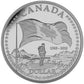 2015 $1 The Canadian Flag, 50th Anniversary - Pure Silver Dollar Proof