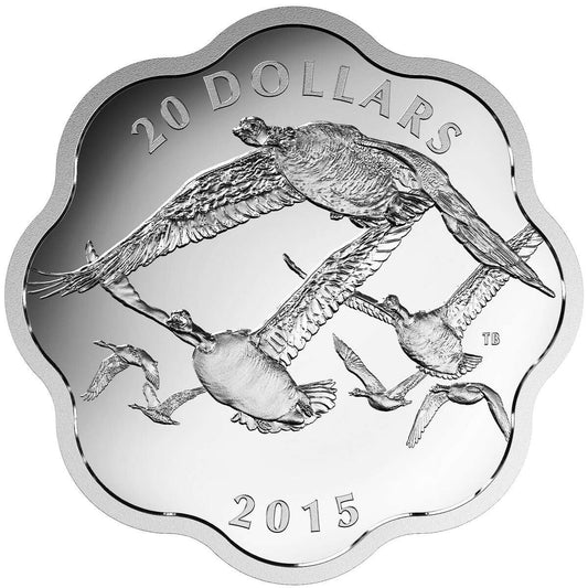 2015 $20 Master of the Sky: Canada Goose - Pure Silver Coin
