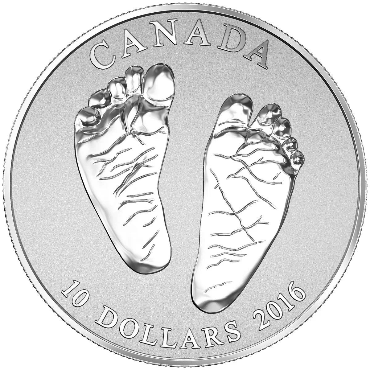 1/2 oz 2016 $10 Welcome to the World - Pure Silver Coin
