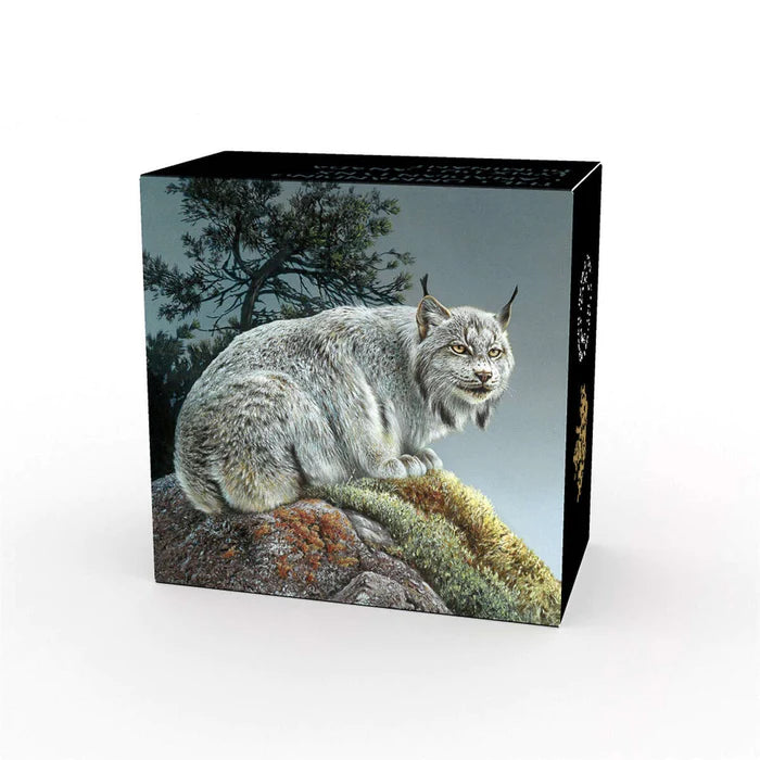 1 oz. Pure Silver Coloured Coin - Majestic Animal: Canadian Lynx (2016)