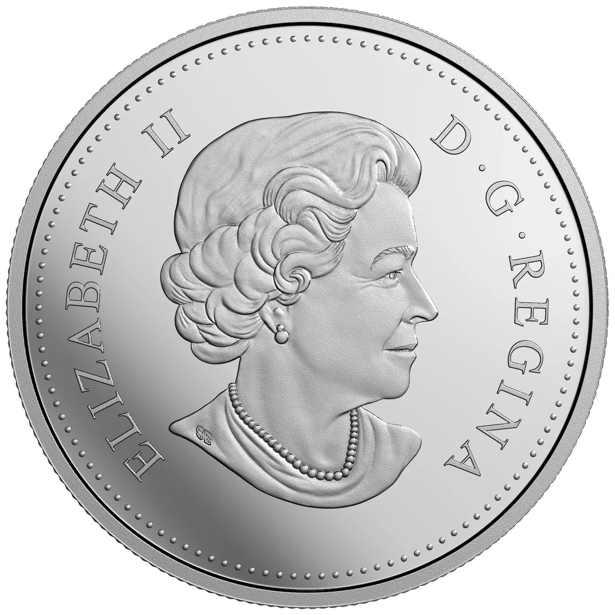 1 oz 2017 $20 Breaching Whale - Pure Silver Coin