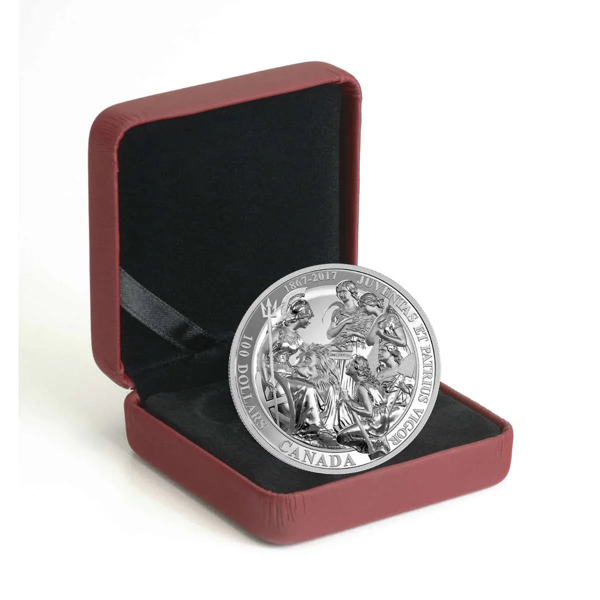 10 oz 2017 $100 The 1867 Confederation - Pure Silver Coin