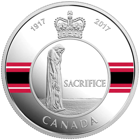 1 oz. Pure Silver Coin - Canadian Honours: Sacrifice Medal (2017)