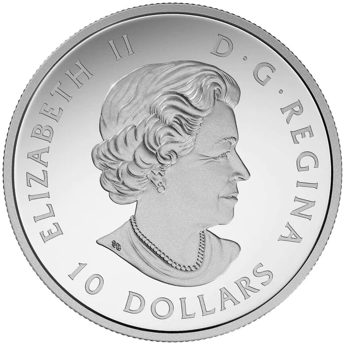 1/2 oz. Pure Silver Coloured Coin - Iconic Canada: Spring Sightings (2017)