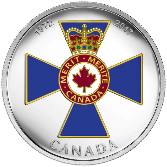 1 oz. Pure Silver Coin - Canadian Honours: 45th Anniversary of the Order of Military Merit (2017)
