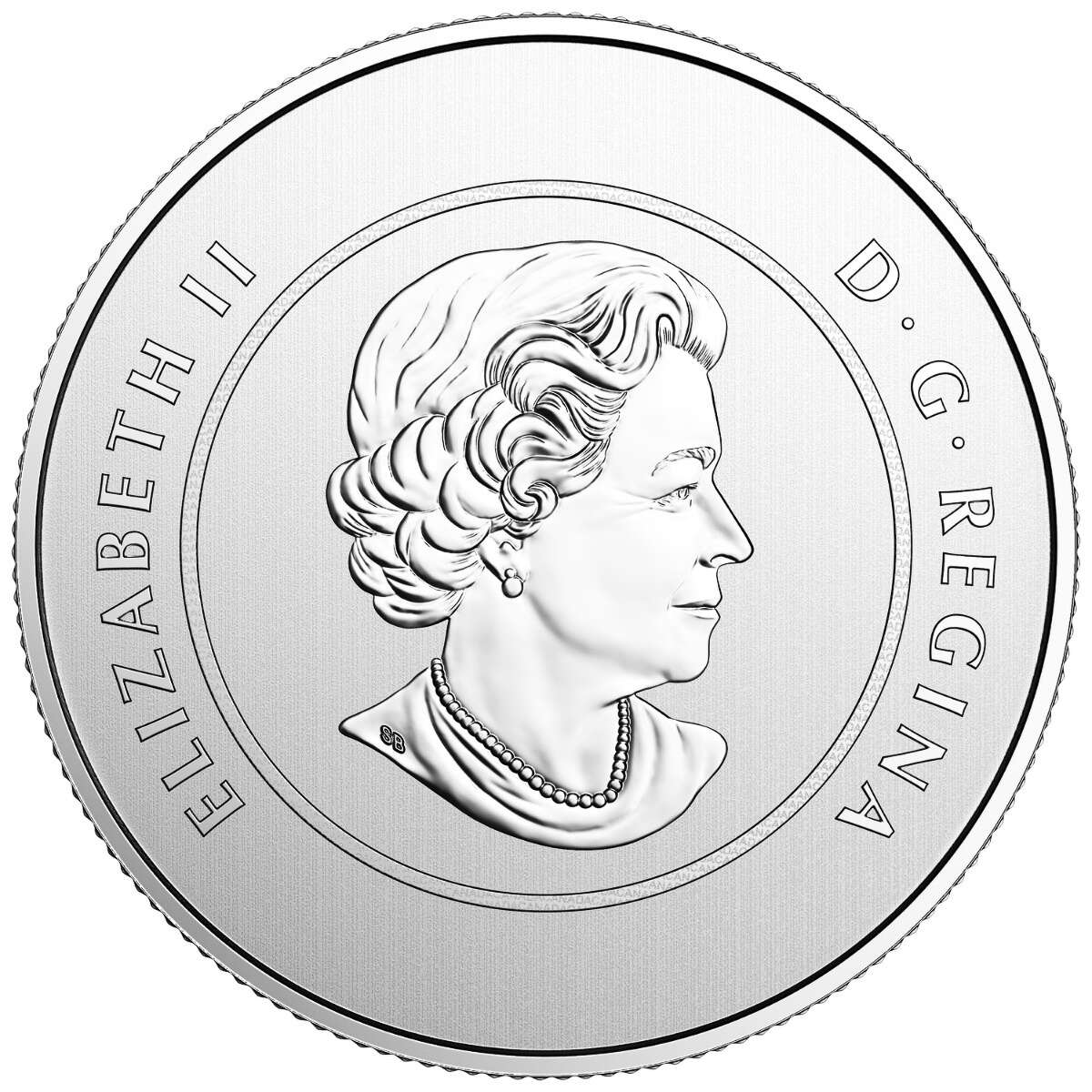 1/4 oz 2017 $5 Proudly Canadian - Pure Silver Glow-in-the-Dark Coin