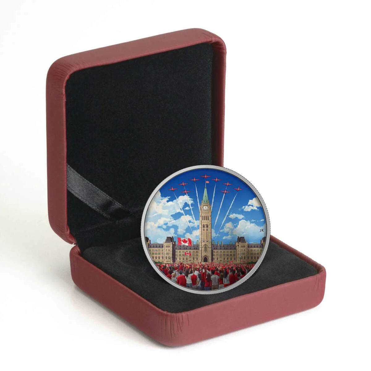 2 oz 2017 $30 Celebrating Canada Day - Pure Silver Coin with Bonus Black Light