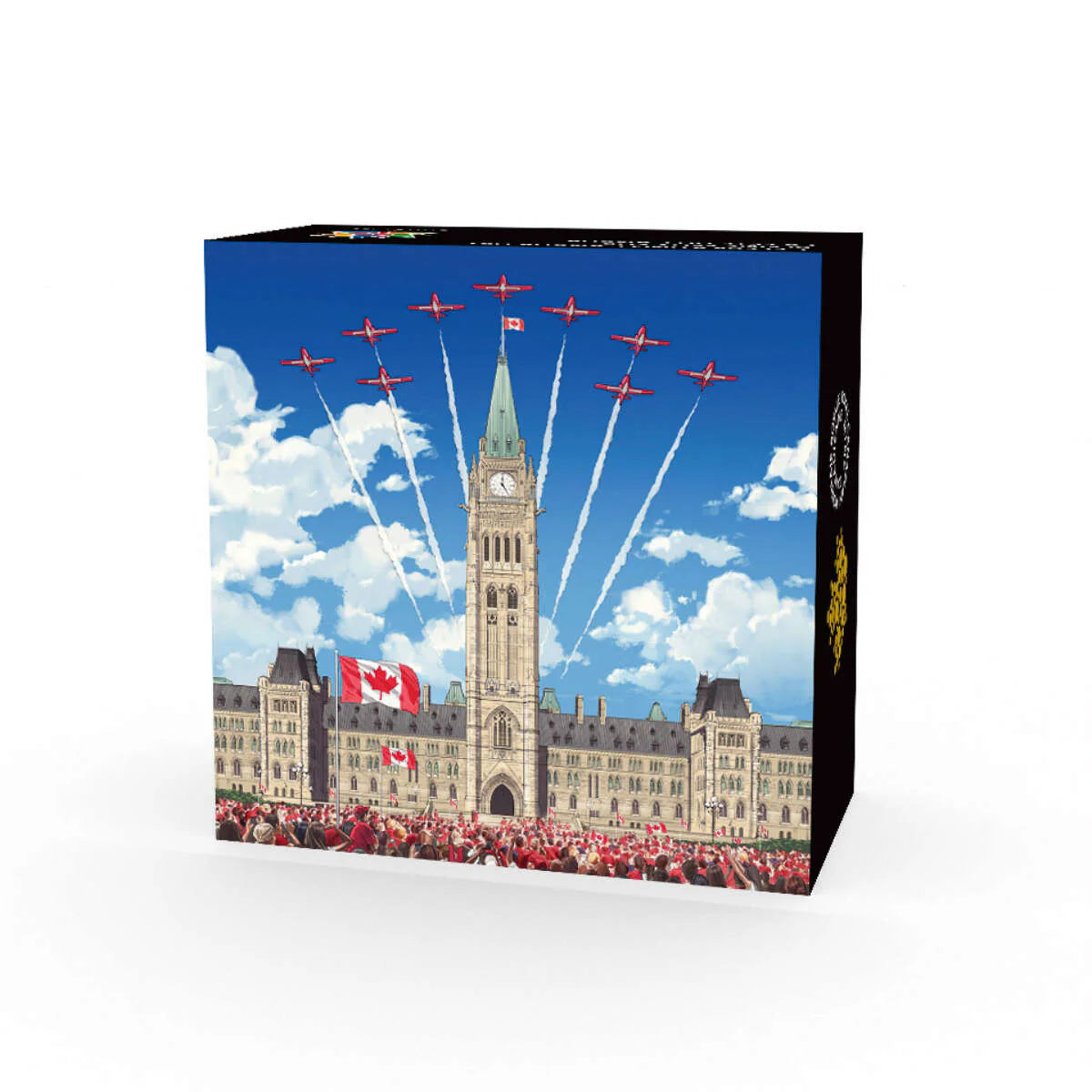2 oz 2017 $30 Celebrating Canada Day - Pure Silver Coin with Bonus Black Light