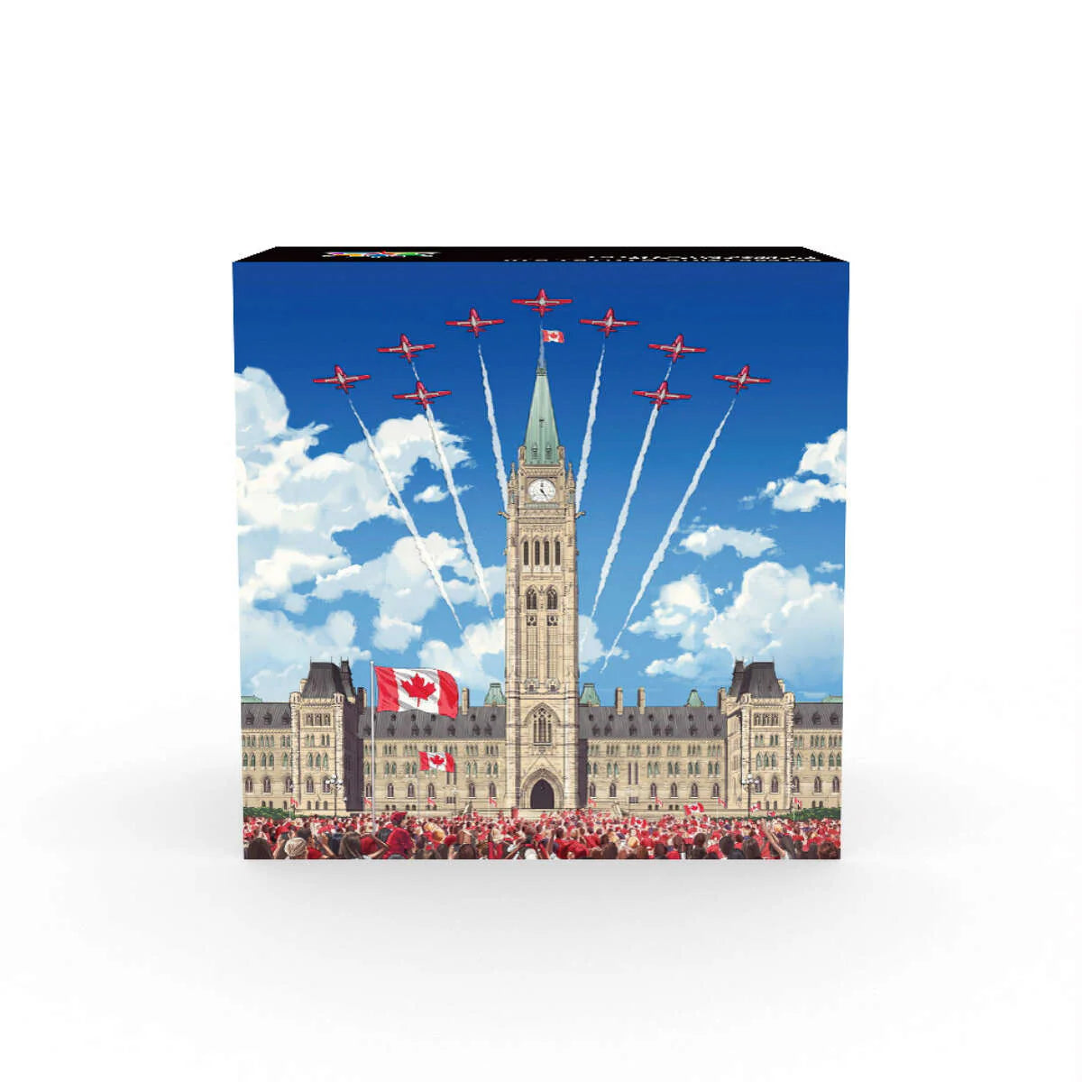 2 oz 2017 $30 Celebrating Canada Day - Pure Silver Coin with Bonus Black Light