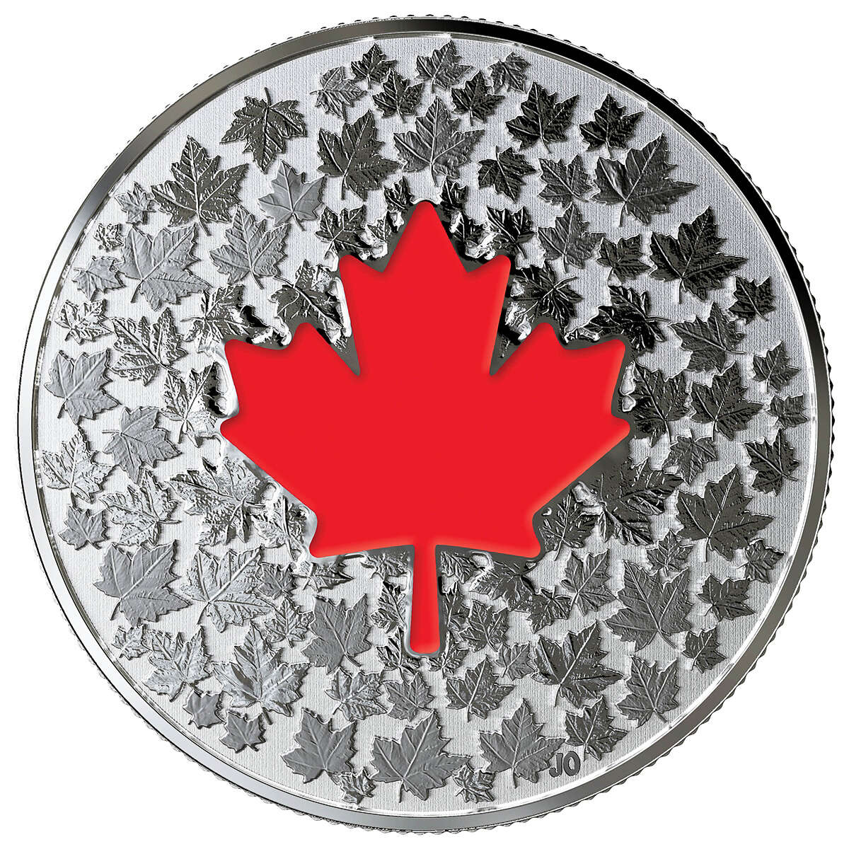 1/4 oz 2018 $5 Hearts Aglow - Pure Silver Coin