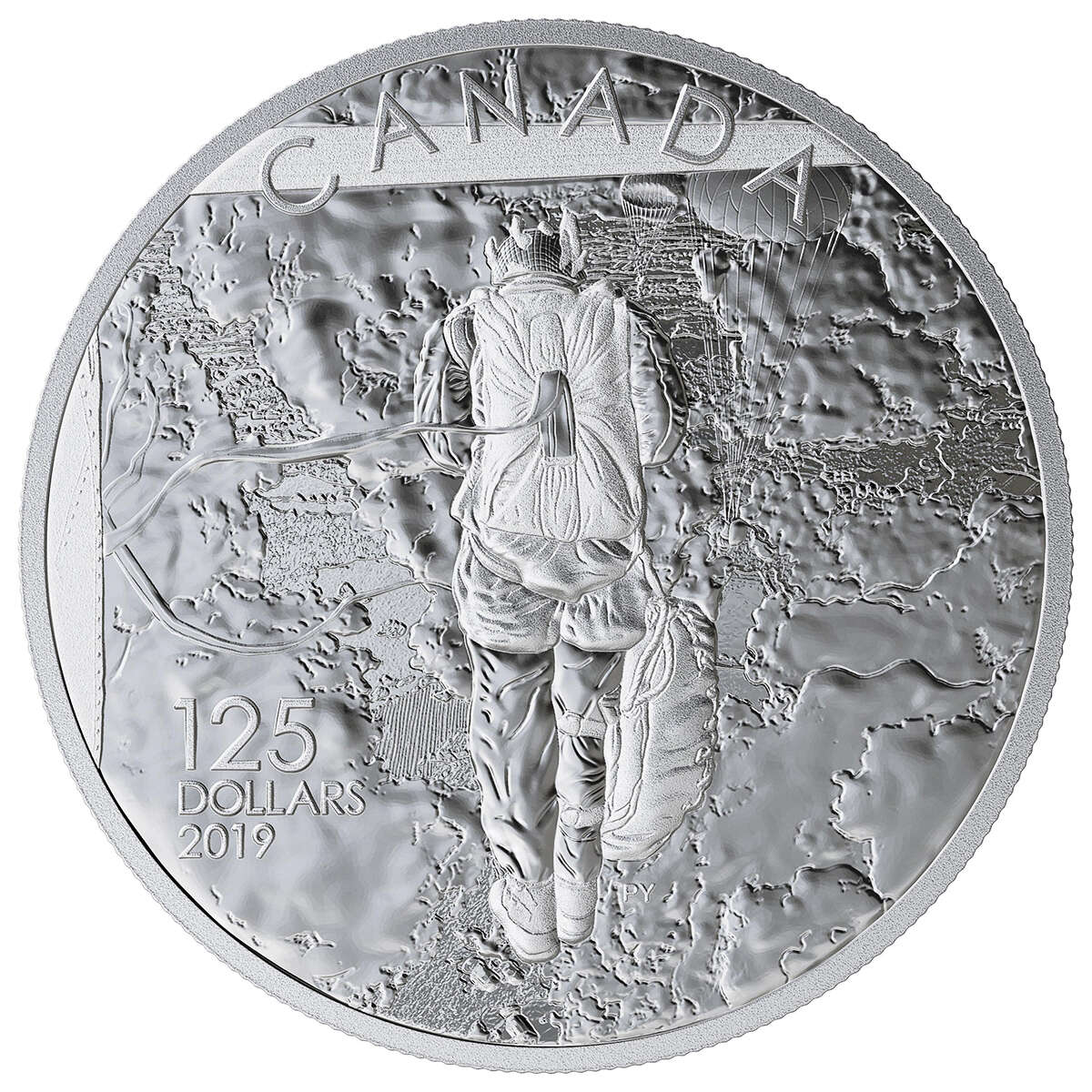 1/2 kg 2019 Silver $125 75th Ann Normandy Campaign: Operation Tonga - Pure Silver Coin