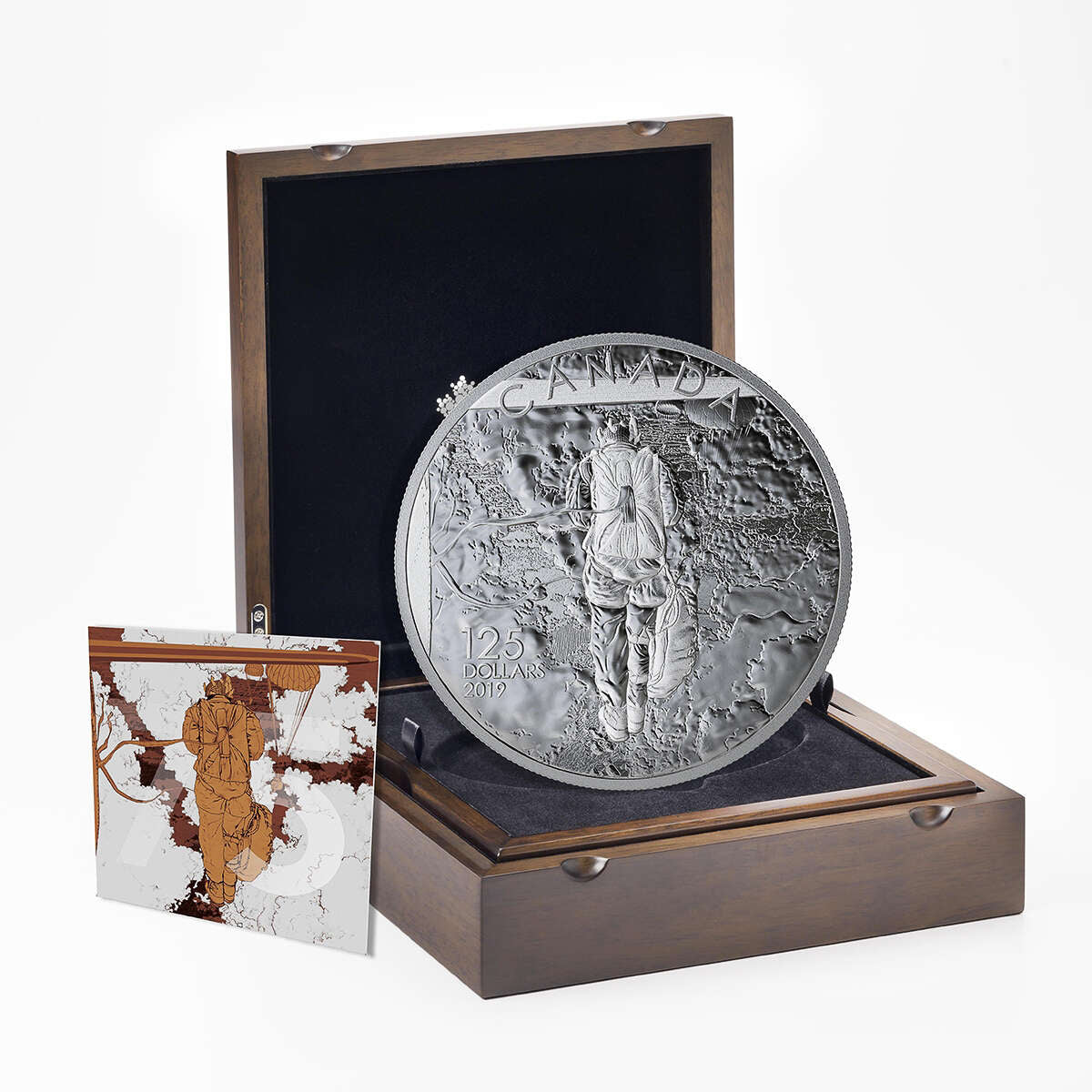 1/2 kg 2019 Silver $125 75th Ann Normandy Campaign: Operation Tonga - Pure Silver Coin