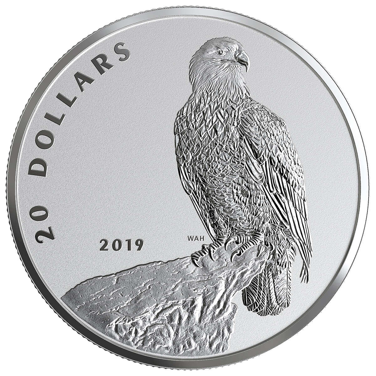 2019 $20 The Valiant One: Bald Eagle - Pure Silver Coin