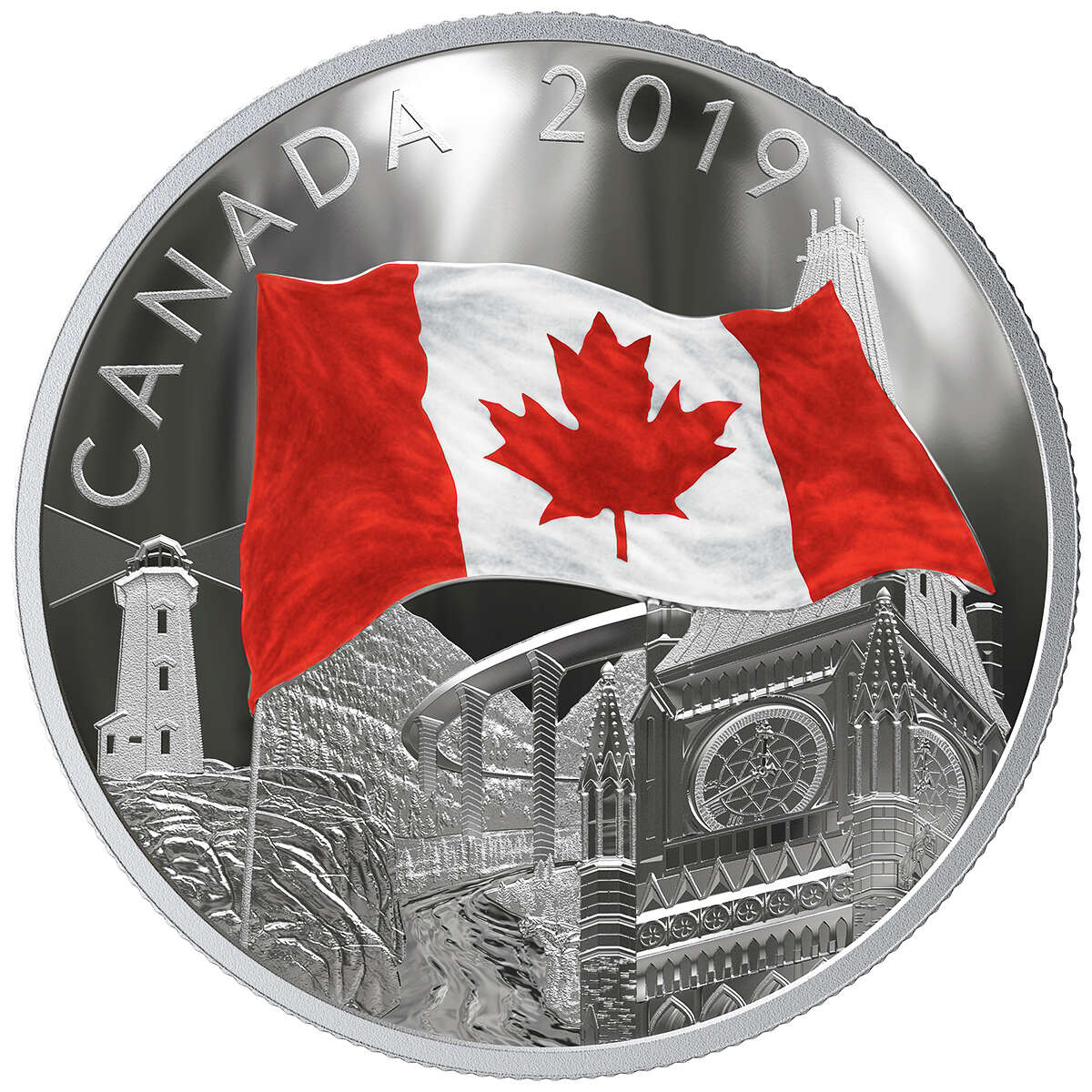 2 oz 2019 $30 The Fabric of Canada - Pure Silver Coin