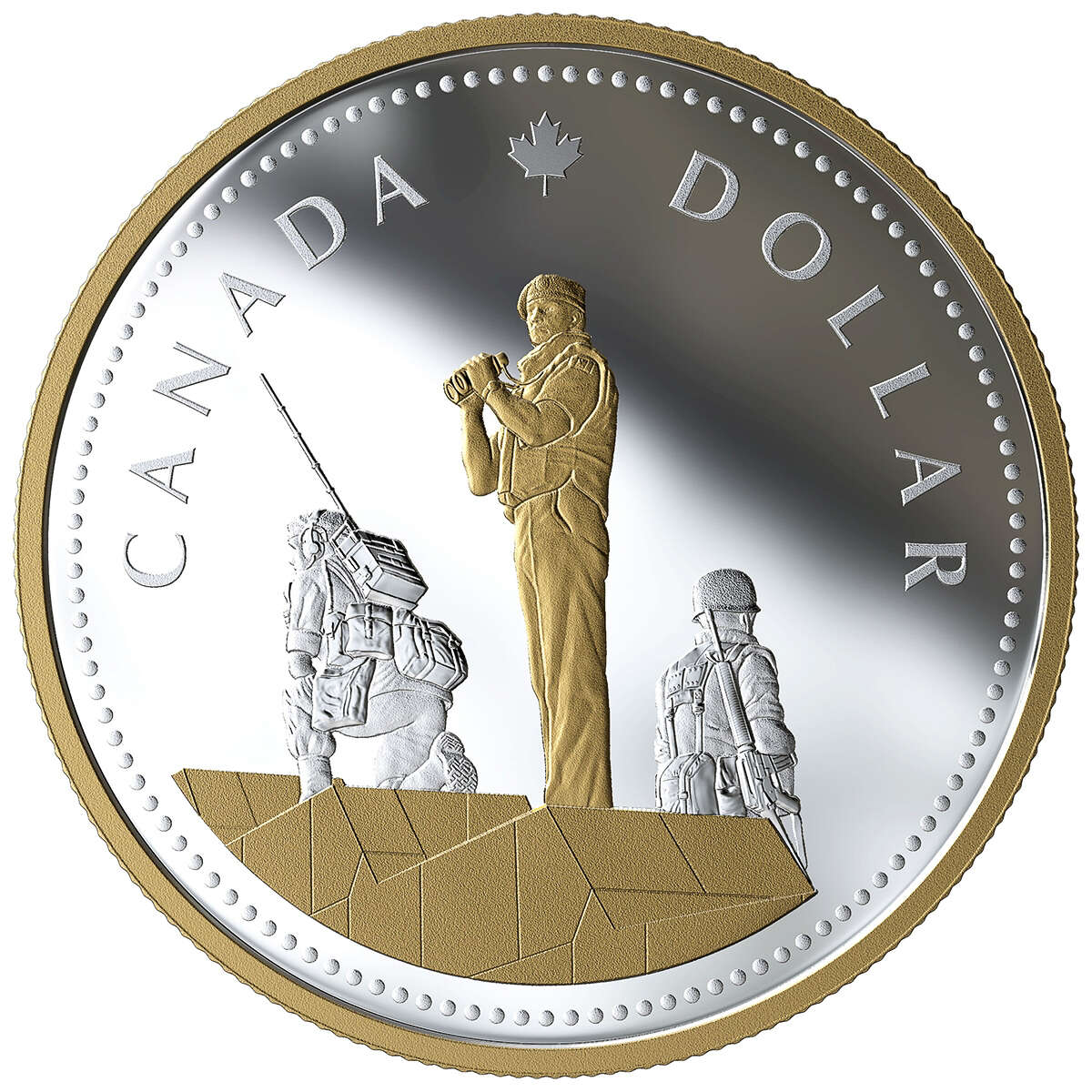 2019 $1 Renewed Silver Dollar - Peacekeeping - Pure Silver Coin