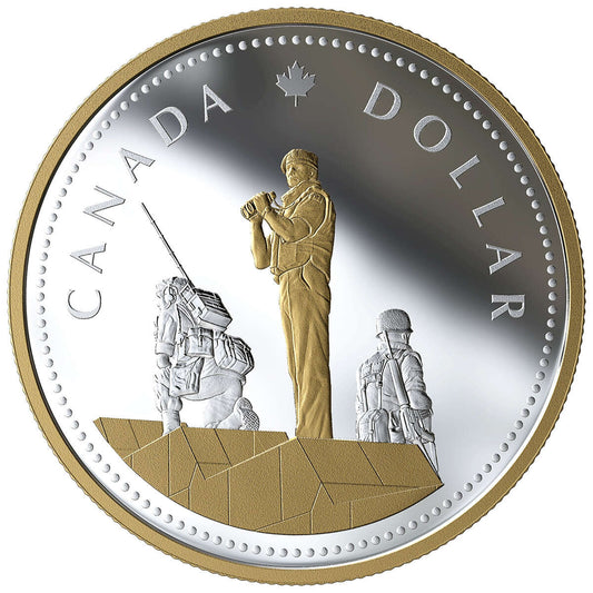 2019 $1 Renewed Silver Dollar - Peacekeeping - Pure Silver Coin