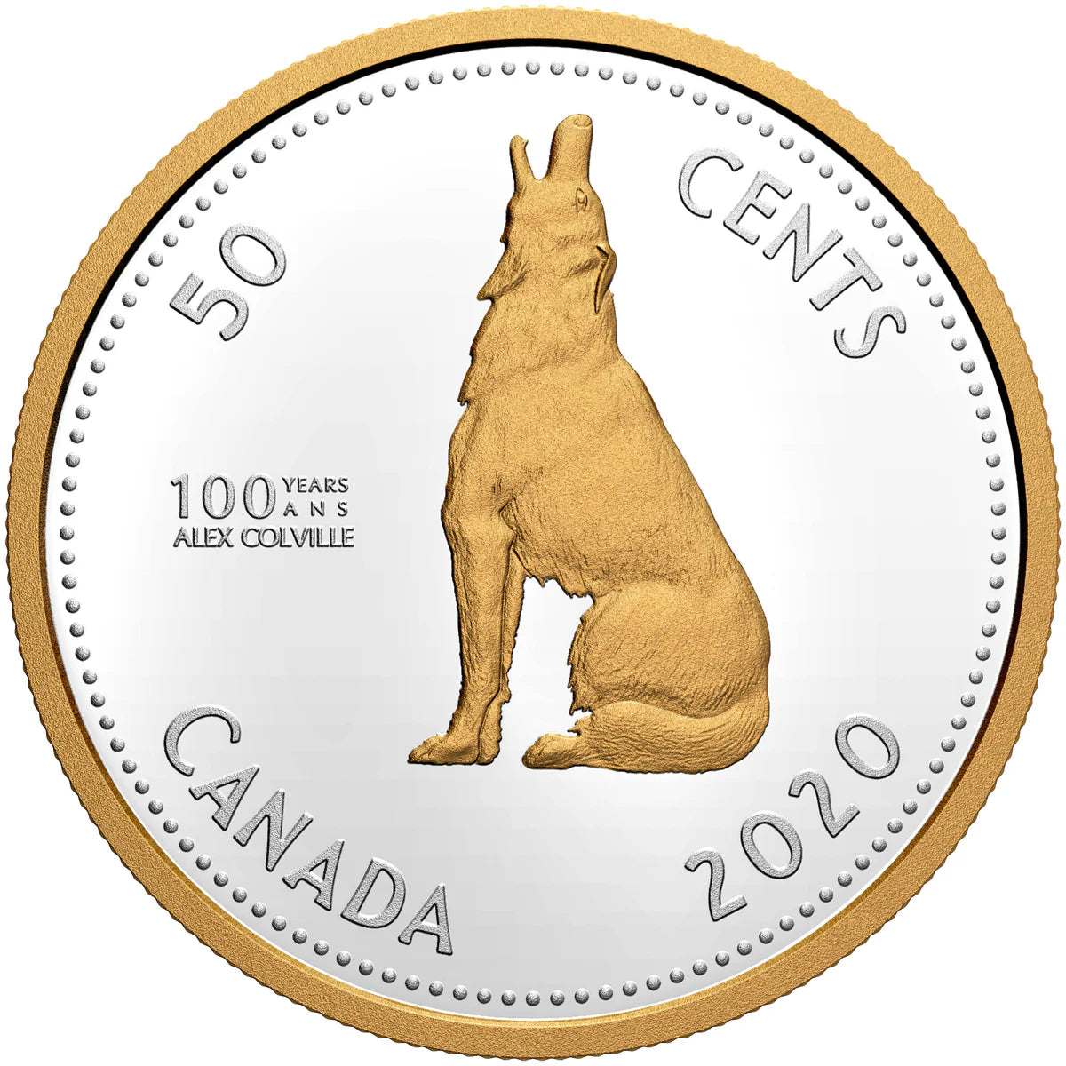 2 oz 2020 50c 100th Anniversary of the Birth of Alex Colville - Pure Silver Coin