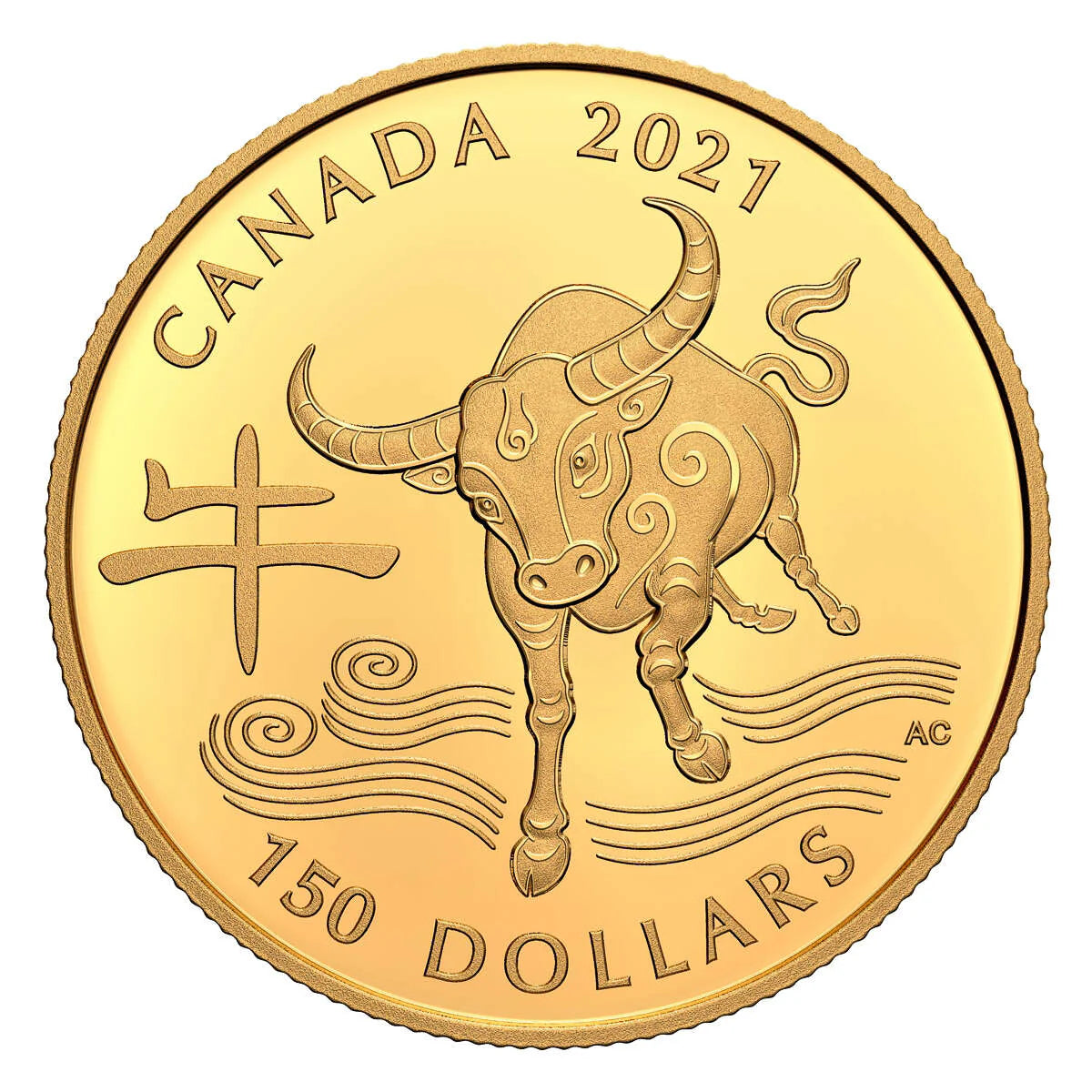 18-karat Gold Coin - Year of the Ox - Mintage 1,500 (2021)