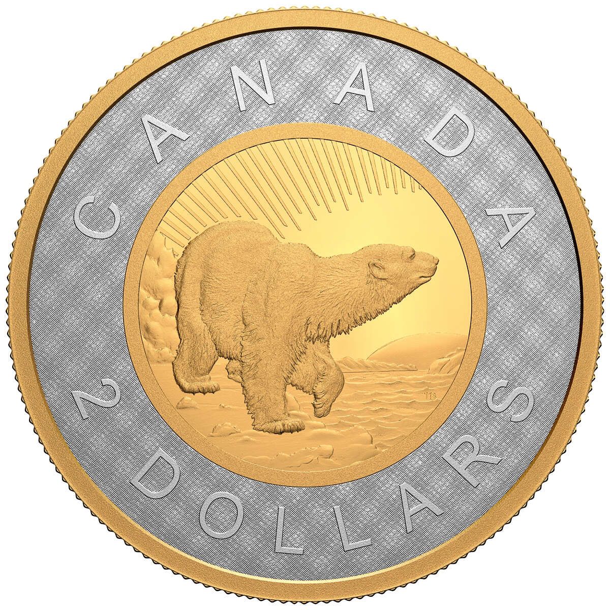 2 oz 2021 $2 Renewed Silver Toonie 25th Anniversary of the $2 Circulation Coin - Pure Silver Coin