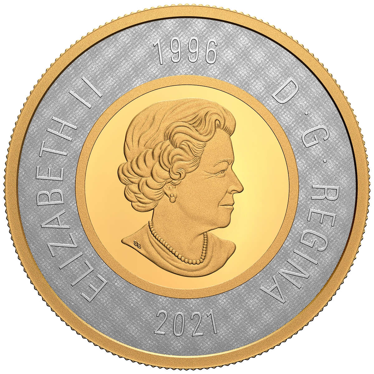 2 oz 2021 $2 Renewed Silver Toonie 25th Anniversary of the $2 Circulation Coin - Pure Silver Coin