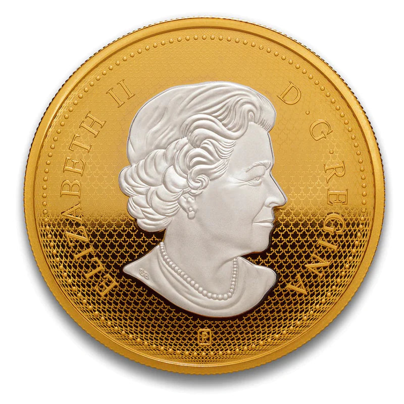 10th Anniversary of the Farewell to the Penny - 5 oz. Pure Silver Reverse Gold-Plated Coin (2022)