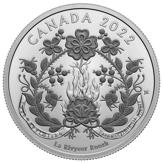 1 oz 2022 $20 Generations: The Red River Metis - Pure Silver Coin