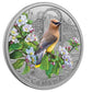 1 oz 2022 $20 Colourful Birds: Cedar Waxwing - Pure Silver Coin
