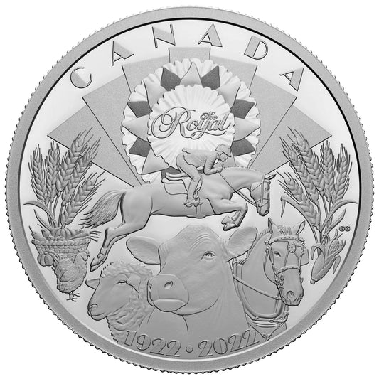 2 oz 2022 $30 100th Anniversary of the Royal Agricultural Winter Fair - Pure Silver Coin