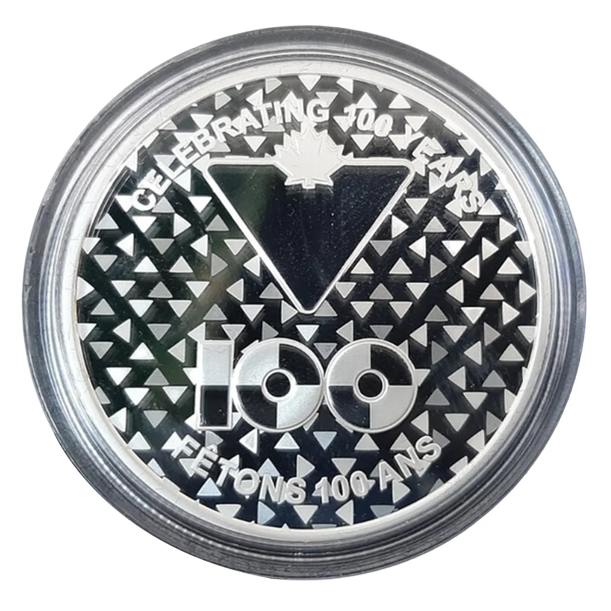 1 oz 2022 Canadian Tire 100th Anniversary - Pure Silver Medallion