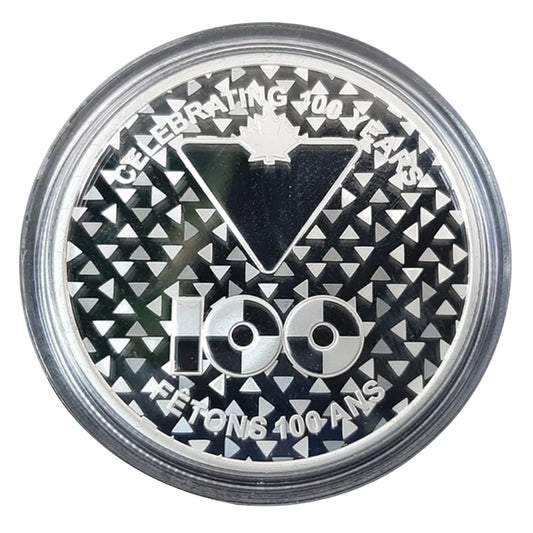 1 oz 2022 Canadian Tire 100th Anniversary - Pure Silver Medallion