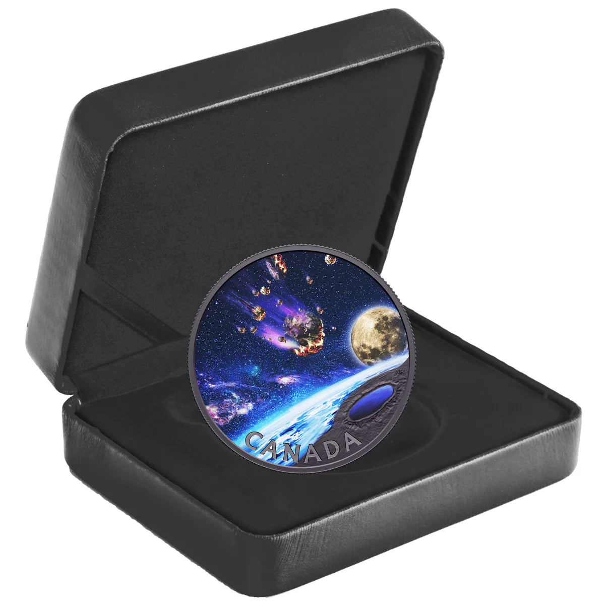 5 oz 2023 $50 Pingualuit Crater: Crystal Eye of Nunavik - Pure Silver Coin