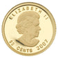 1/25 oz 2007 50c The Wolf - Pure Gold Coin
