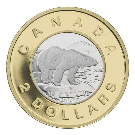 2006 $2 Canada's $2 Coin, 10th Anniversary - 22kt. Gold Coin
