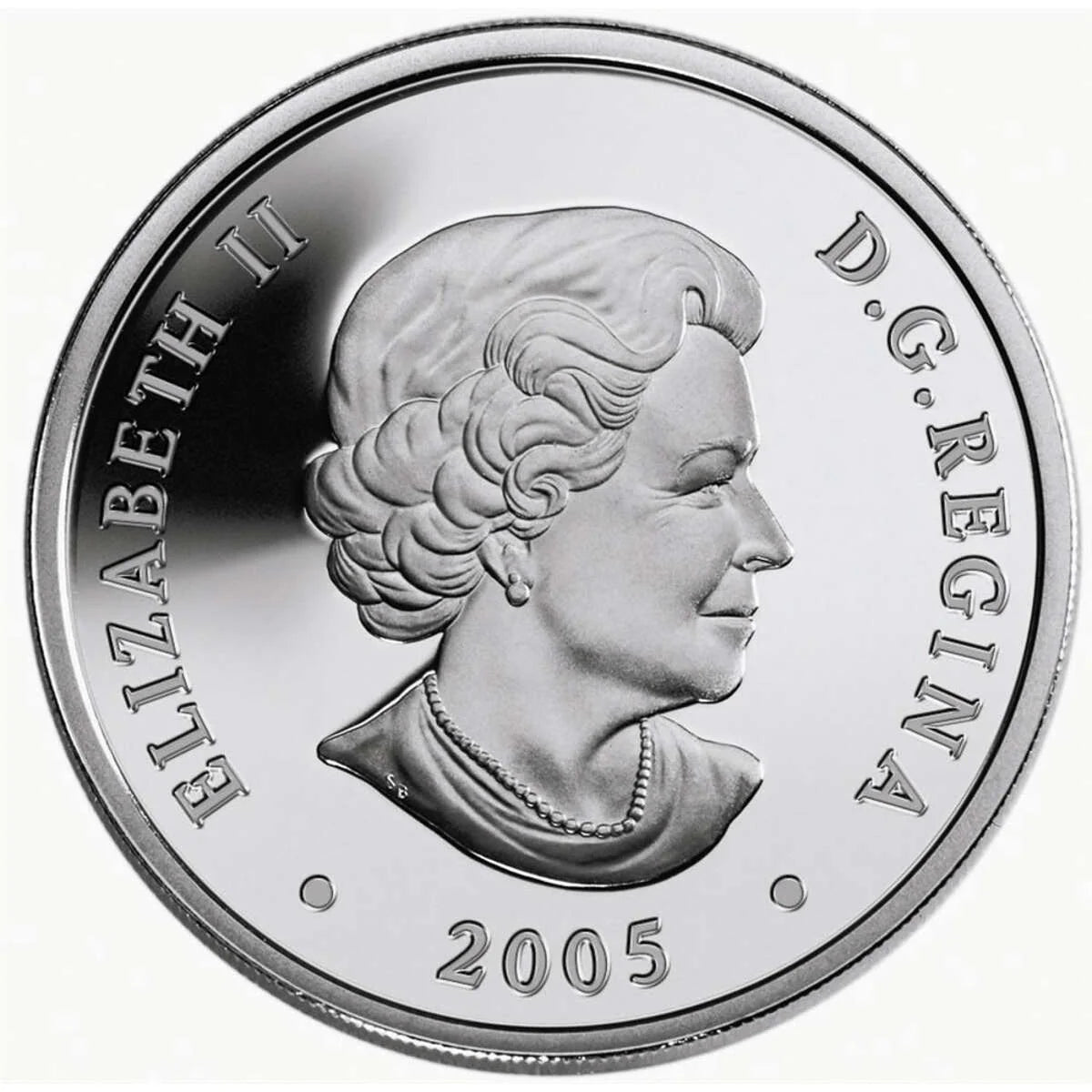 1 oz 2005 $20 Tall Ships: Three-Masted Ship - Pure Silver Coin