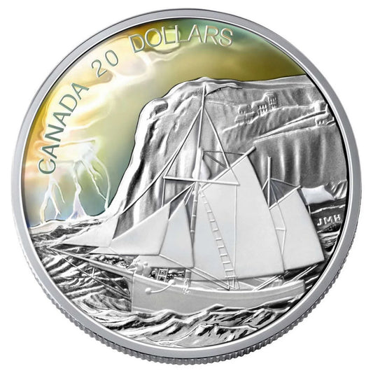 1 oz 2006 $20 Tall Ships: Ketch - Pure Silver Coin