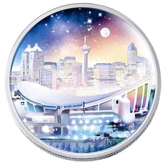 1 oz 2006 $20 Pengrowth Saddledome - Pure Silver Coin