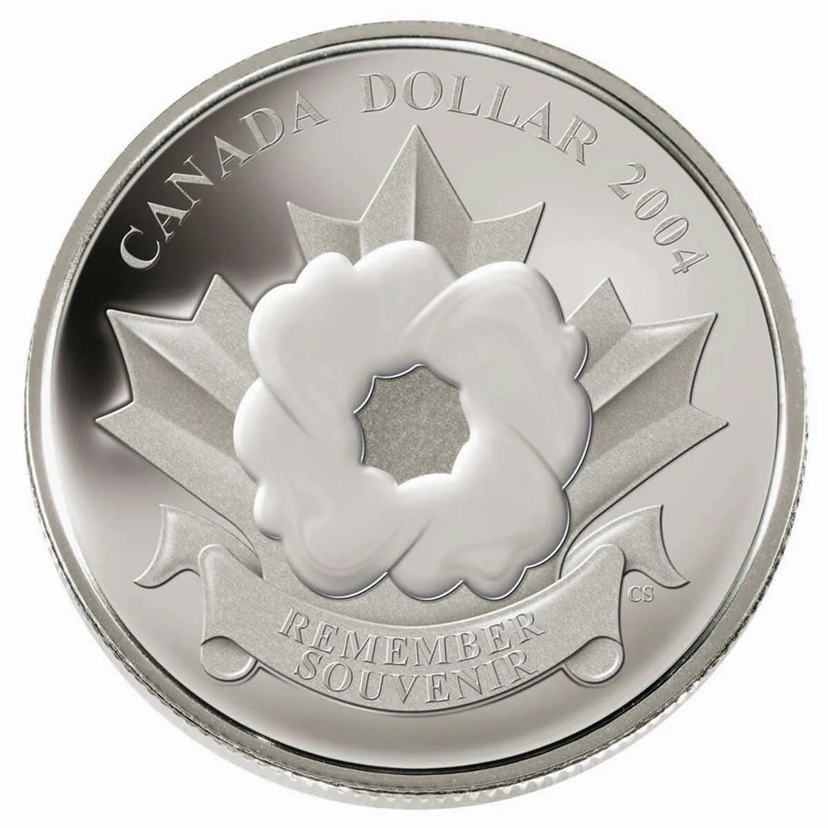2004 $1 Poppy - Pure Silver Dollar