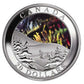 1 oz Fine Silver - $20 Hologram Coin, Northern Lights (2004)