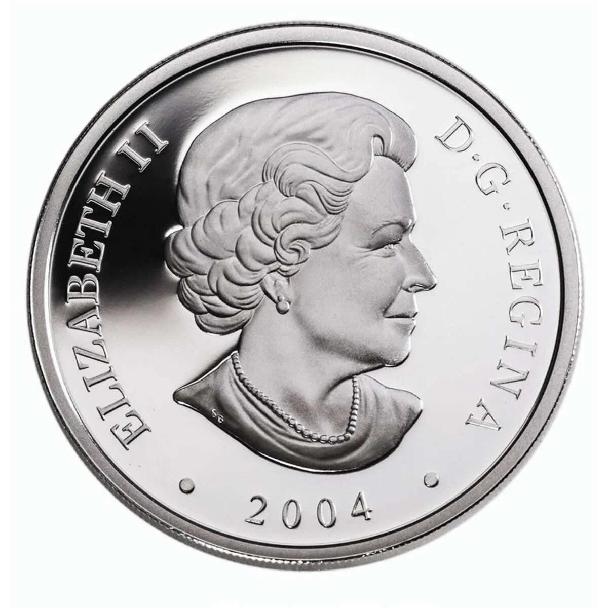 1 oz Fine Silver - $20 Hologram Coin, Northern Lights (2004)