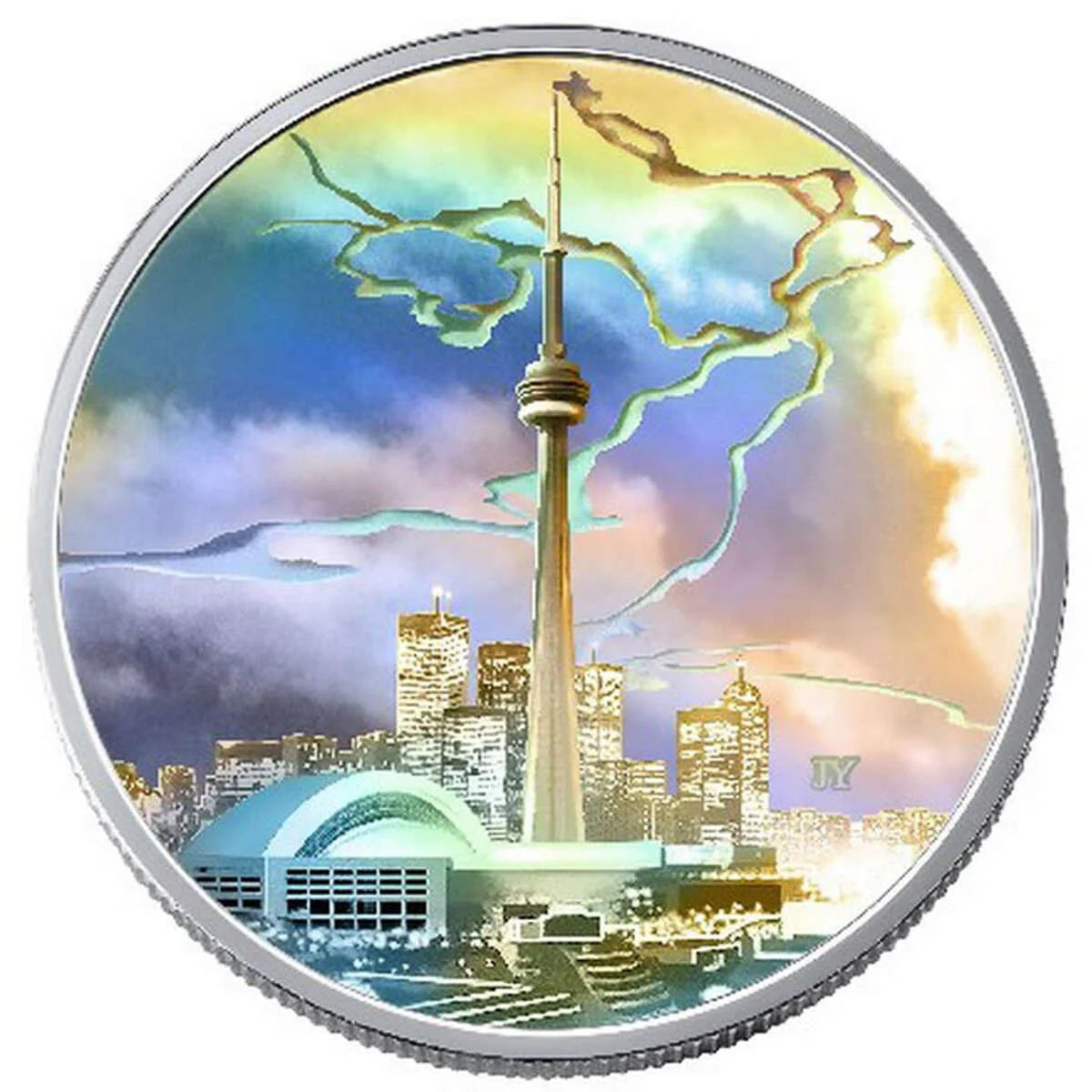 1 oz CN Tower - 2006 $20 Pure Silver Coin