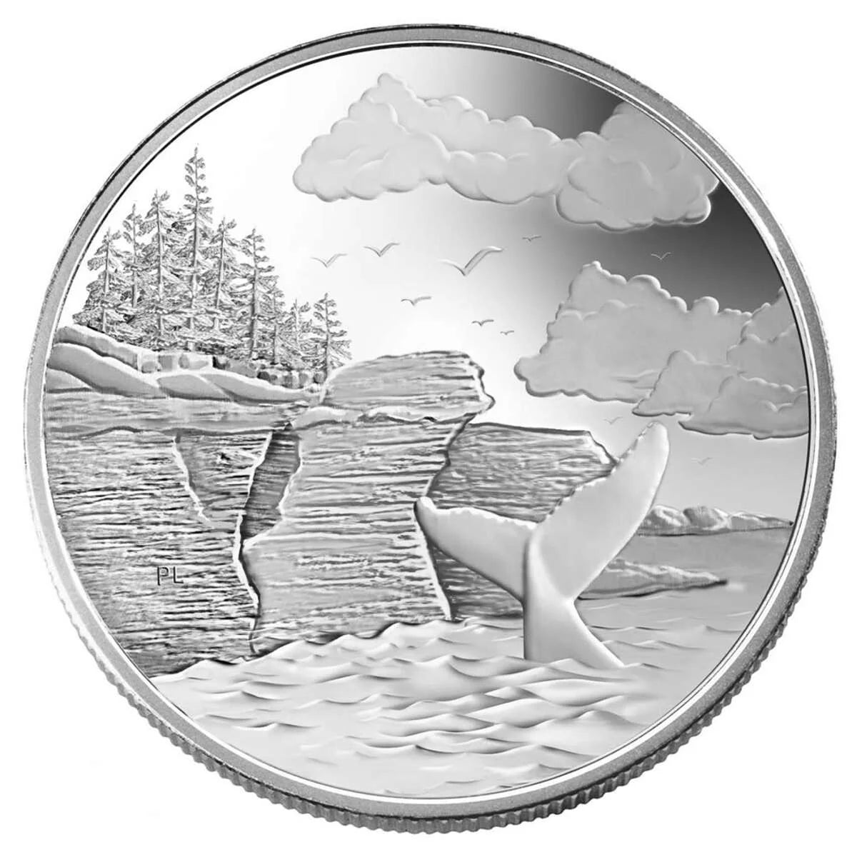 1 oz 2005 $20 Canada's National Parks: Mingan Archipelago - Pure Silver Coin