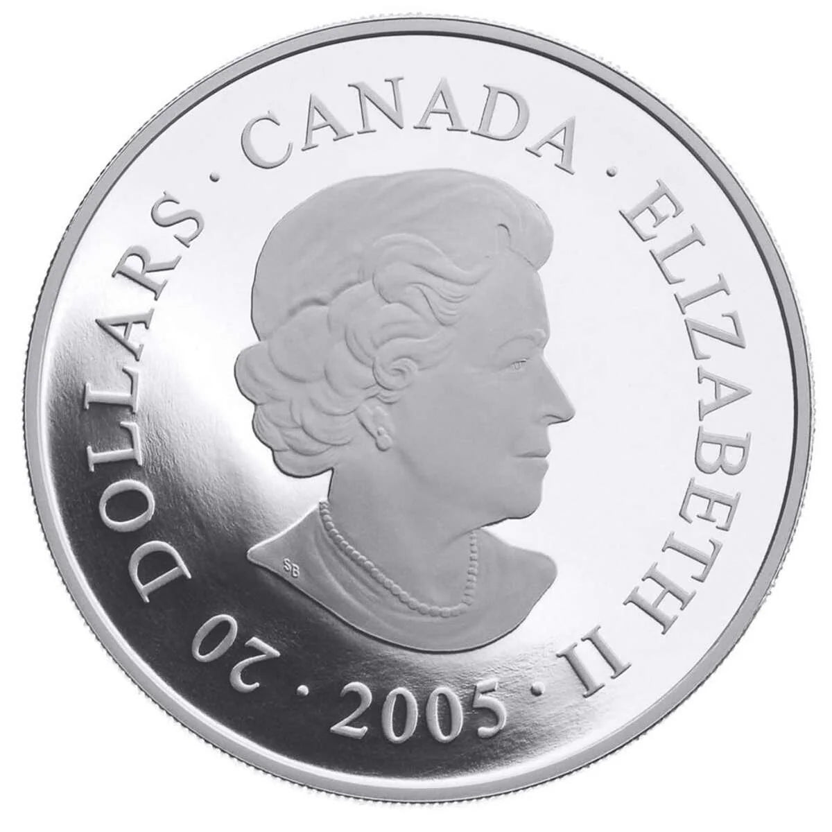 1 oz 2005 $20 Canada's National Parks: Mingan Archipelago - Pure Silver Coin