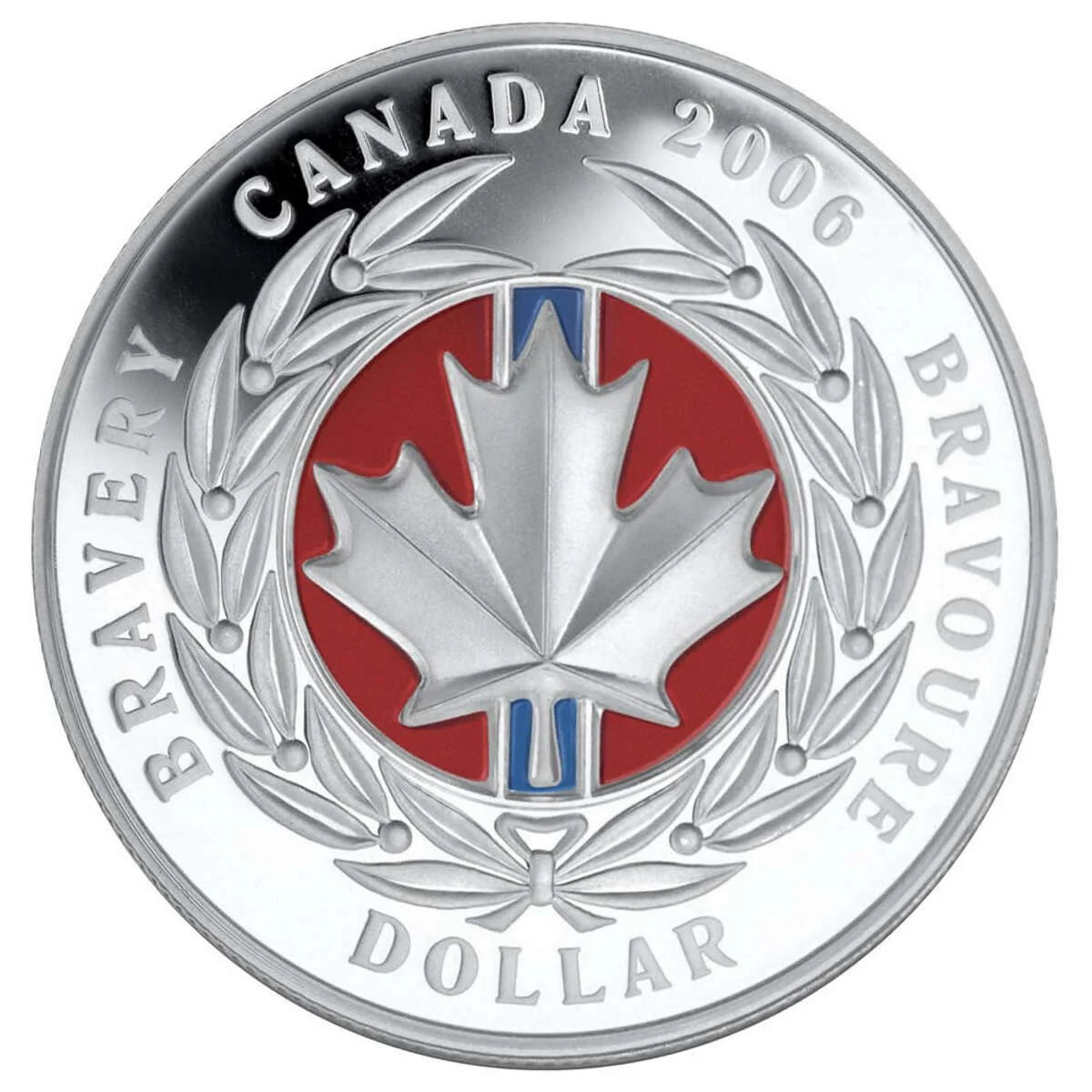 2006 $1 Medal of Bravery - Pure Silver Coin