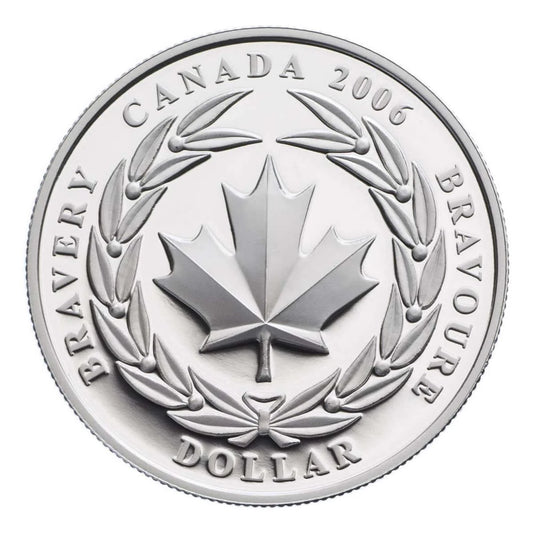 2006 $1 Special Edition Medal of Bravery - Pure Silver Dollar