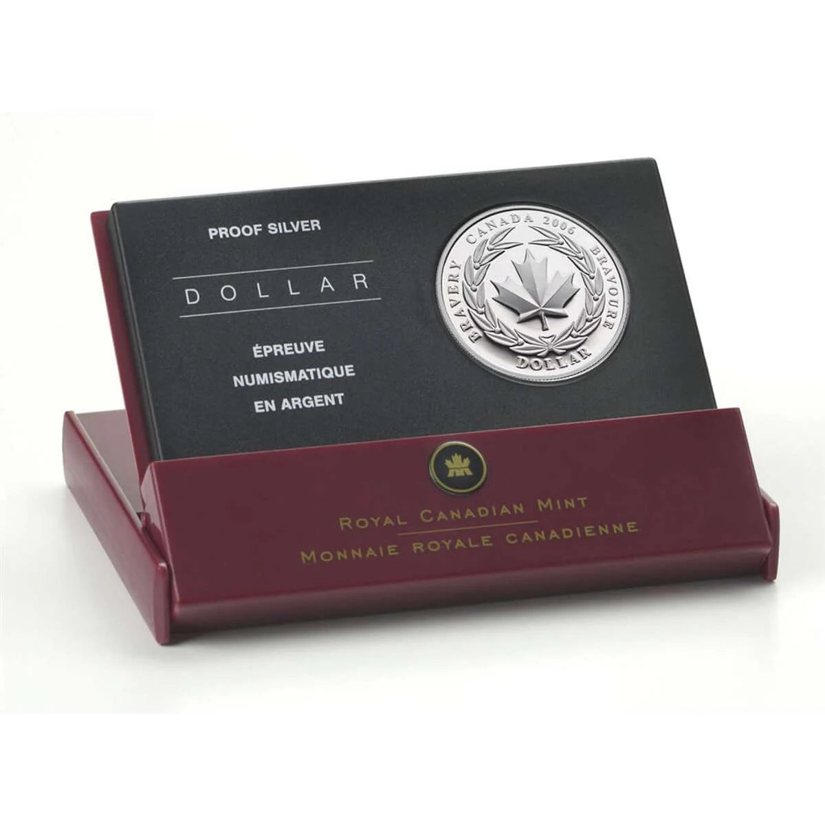 2006 $1 Special Edition Medal of Bravery - Pure Silver Dollar