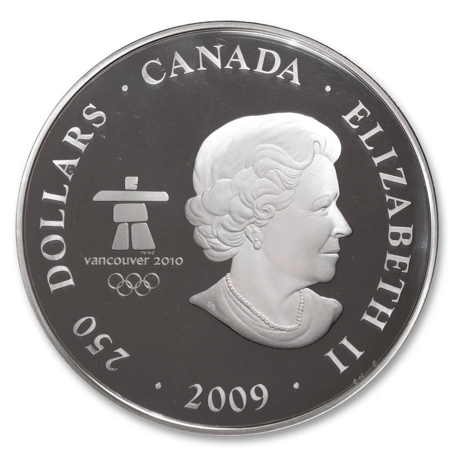 1 kg Fine Silver 2009 $250 Vancouver 2010 Olympic Winter Games: The Canada of Today