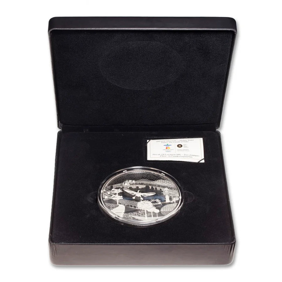 1 kg Fine Silver 2009 $250 Vancouver 2010 Olympic Winter Games: The Canada of Today
