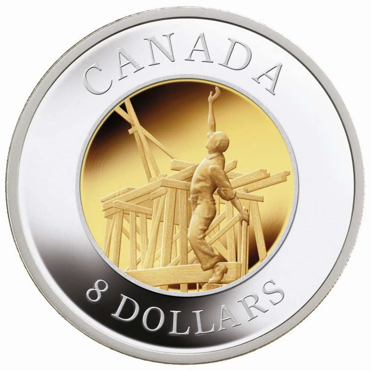2 oz 2005 $8 Canadian Pacific Railway, 120th Anniversary - Pure Silver Coin Set