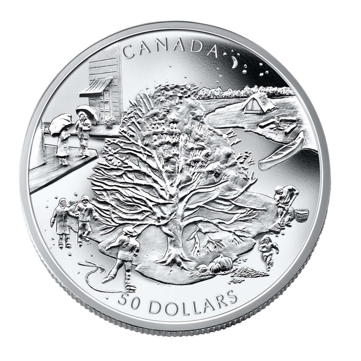 5 oz 2006 $50 Four Seasons - Pure Silver Coin